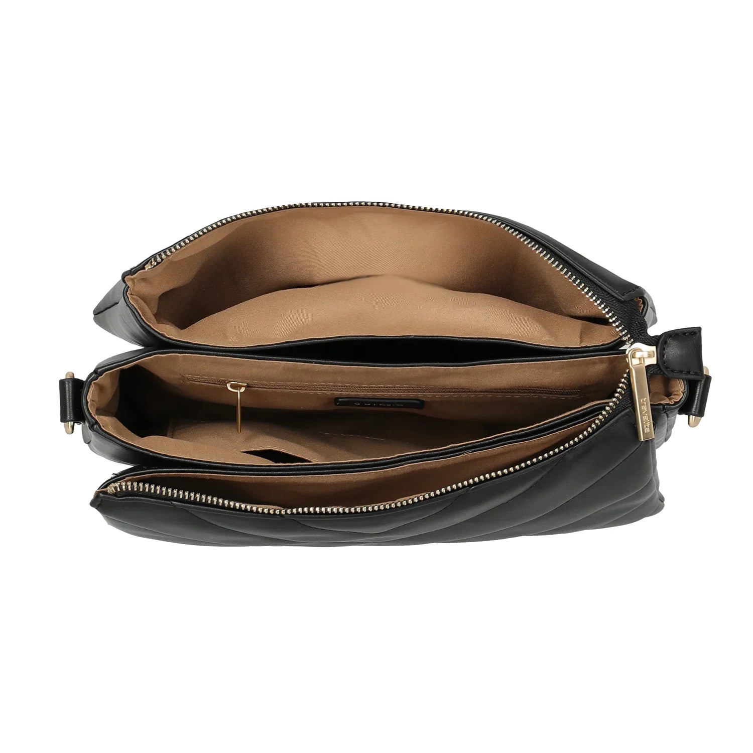 BARBARA & travelite Cozy Crossbody Bag Trio 27 cm - Schwarz