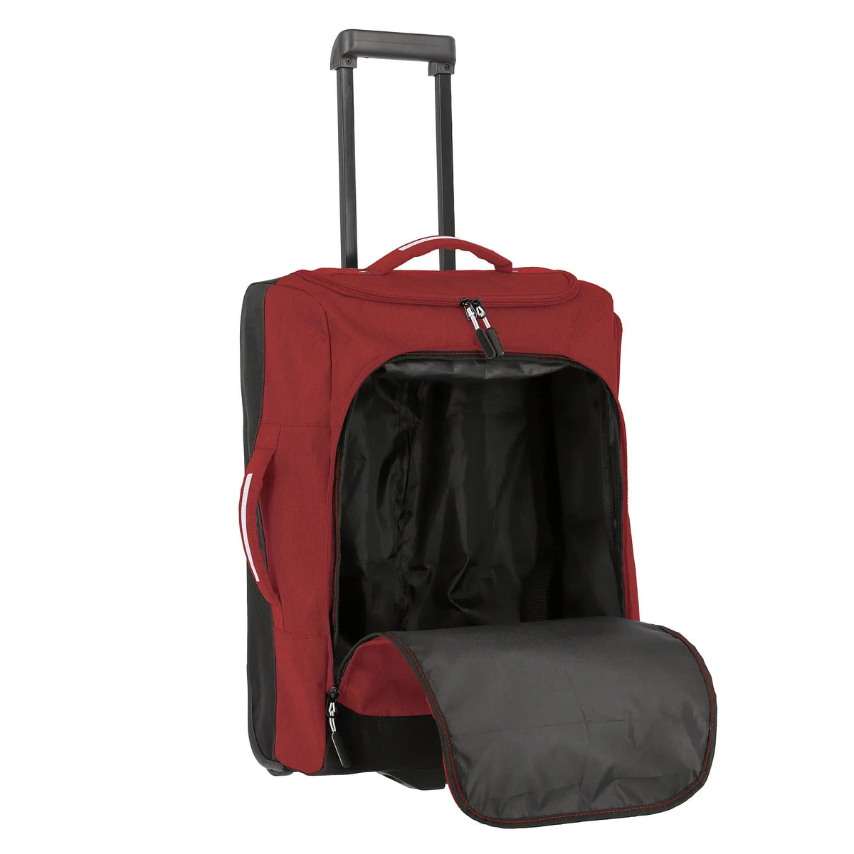 Innenraum: Travelite Kick Off Trolley S 55 cm, rot - Nylon 2 Rollen, 40x55x20 cm, 2,4 kg