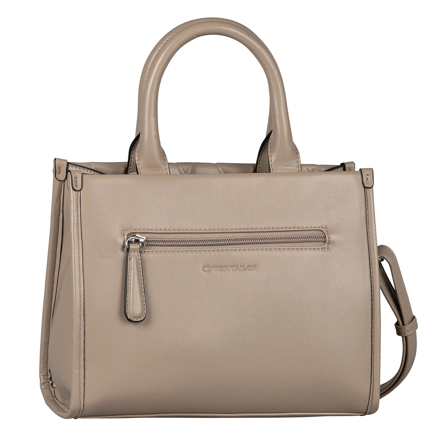 Tom Tailor Zip Tote Bag S 26 cm - Taupe