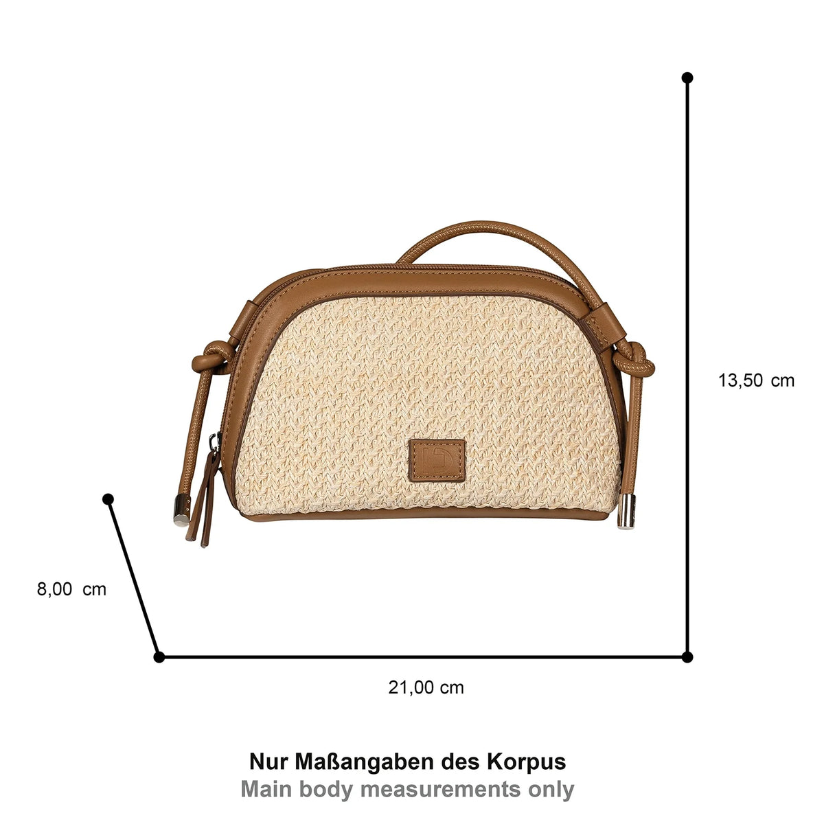 Tom Tailor Denim Madelyn Cross Bag XS 21 cm - Platin