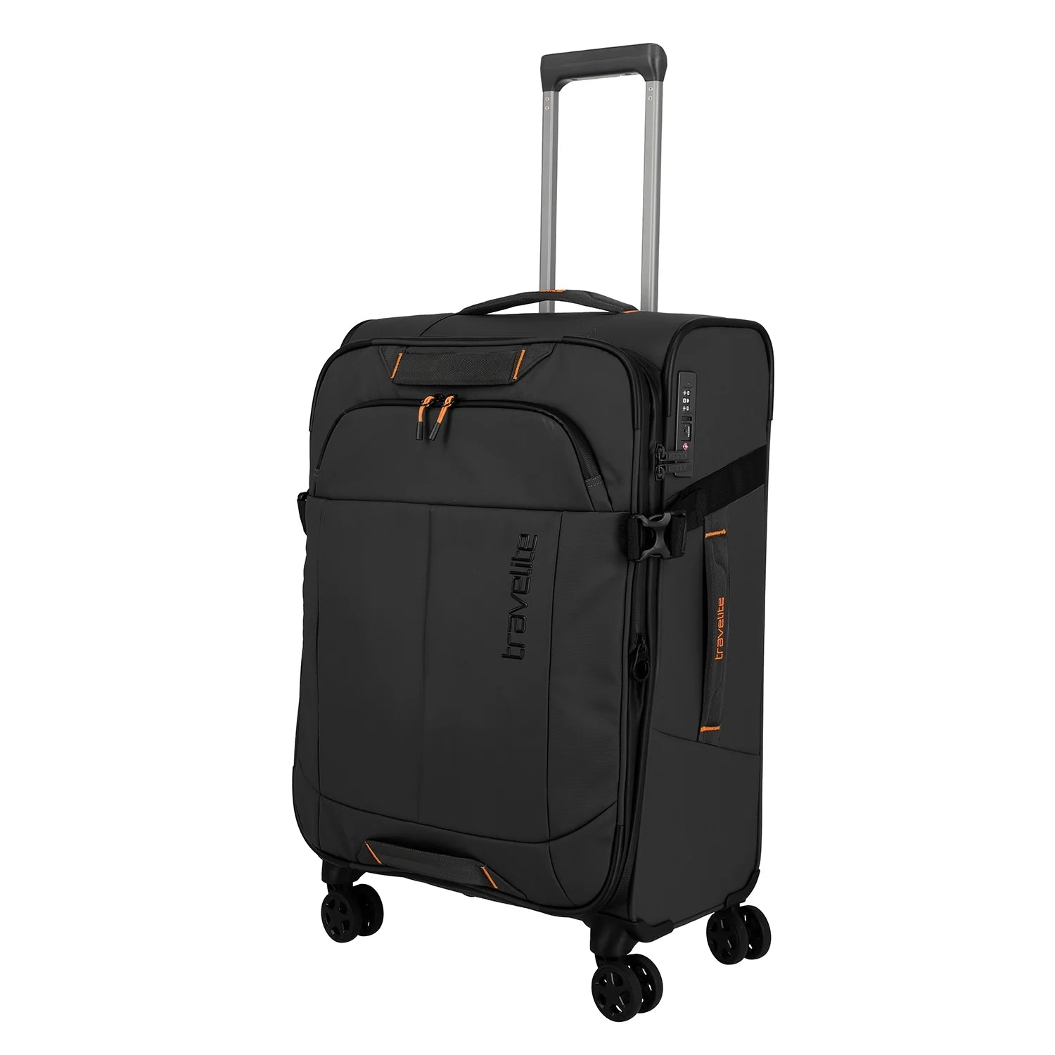 Travelite Briize 4-Rollen Trolley M 67 cm - Ansicht schräg von der Seite