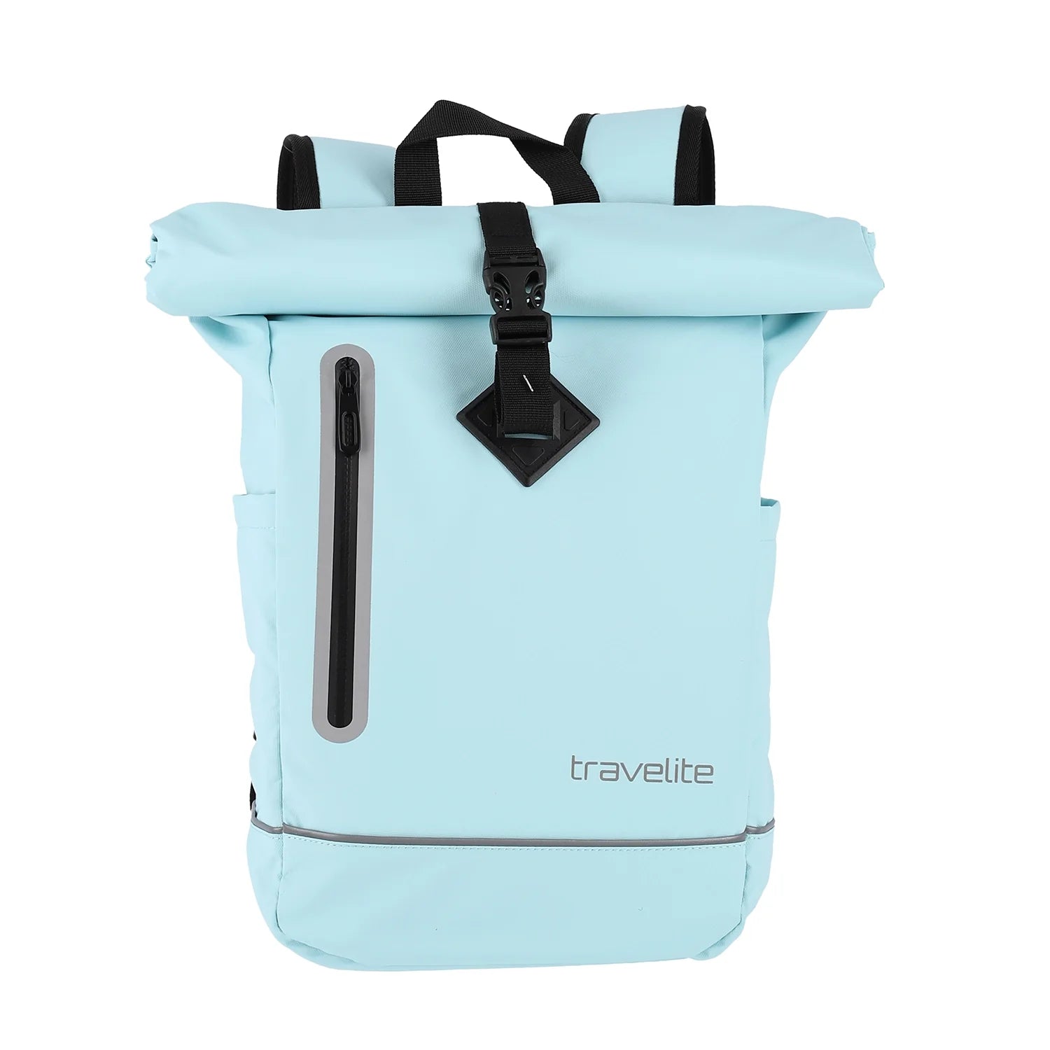 Travelite Basics Roll-Up Rucksack Plane 48 cm - Aqua