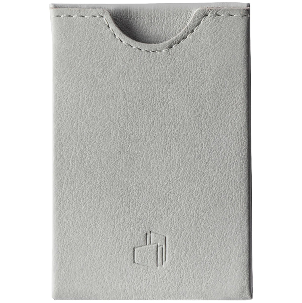 W4llet Kreditkarten Eui aus Glattleder 9 cm - Platin