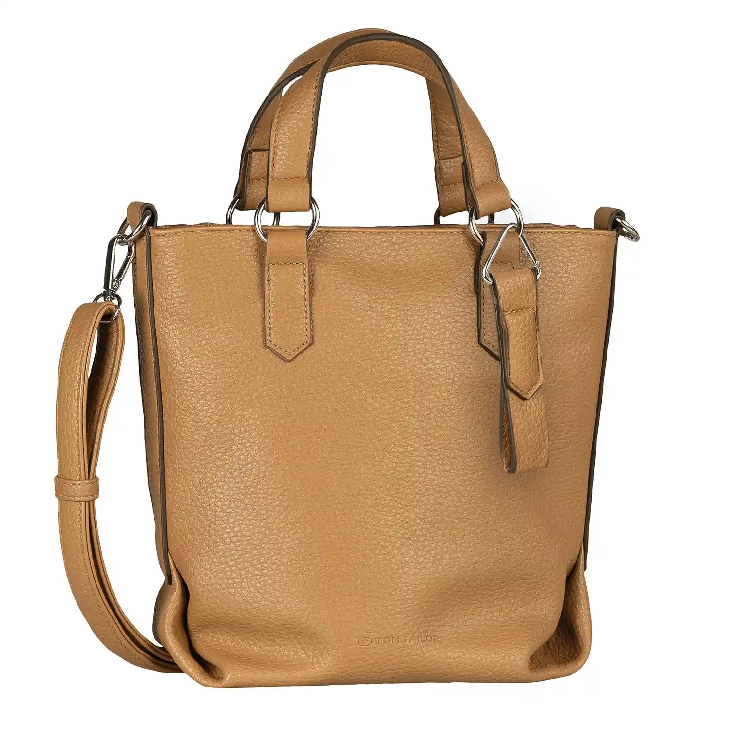 Vorderansicht Tom Tailor Olive Zip Shopper S 26 cm in Camel