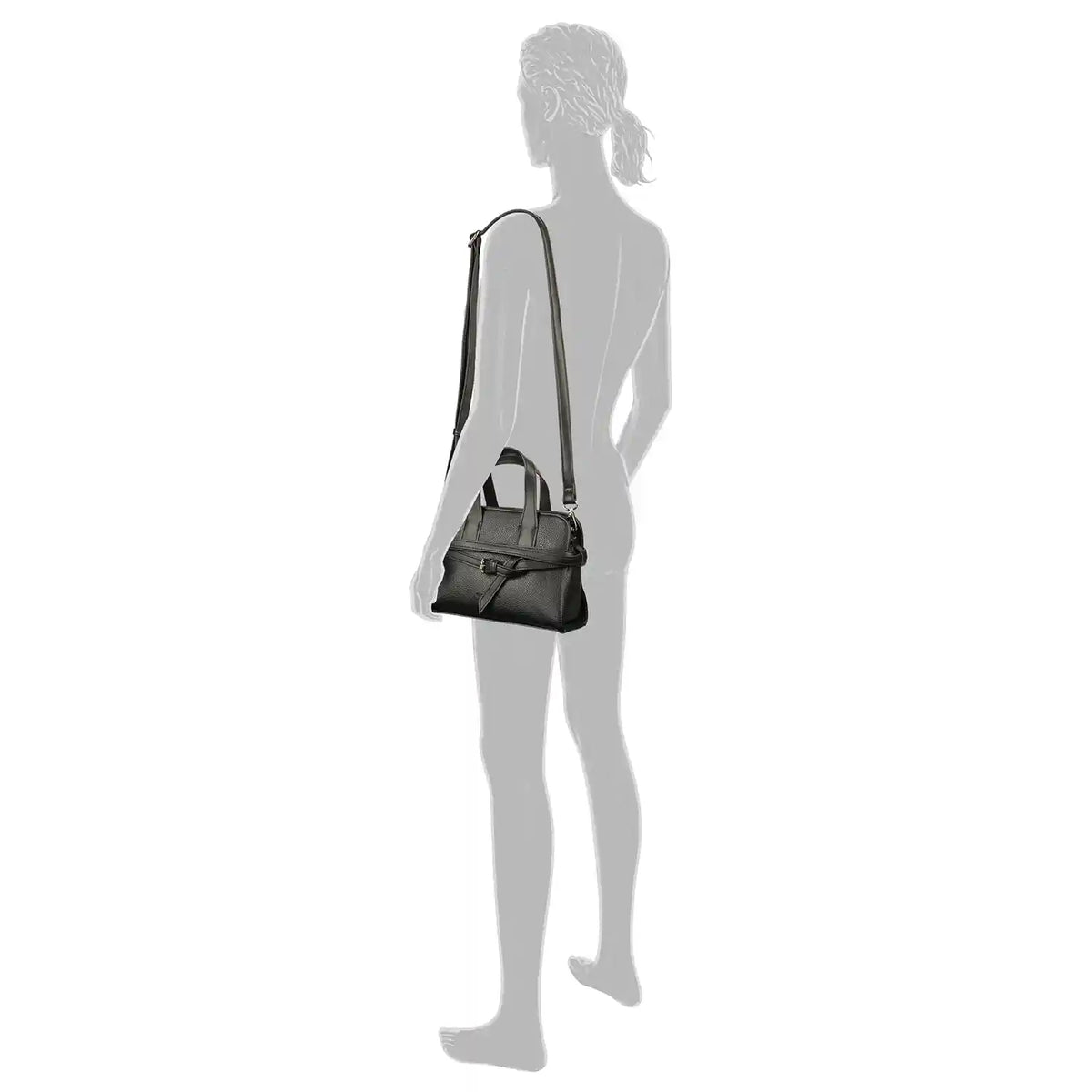 Tom Tailor Freya Zip Shopper S 25 cm Schwarz – stilvolle kleine Damen Shopper Tasche für Alltag und Freizeit