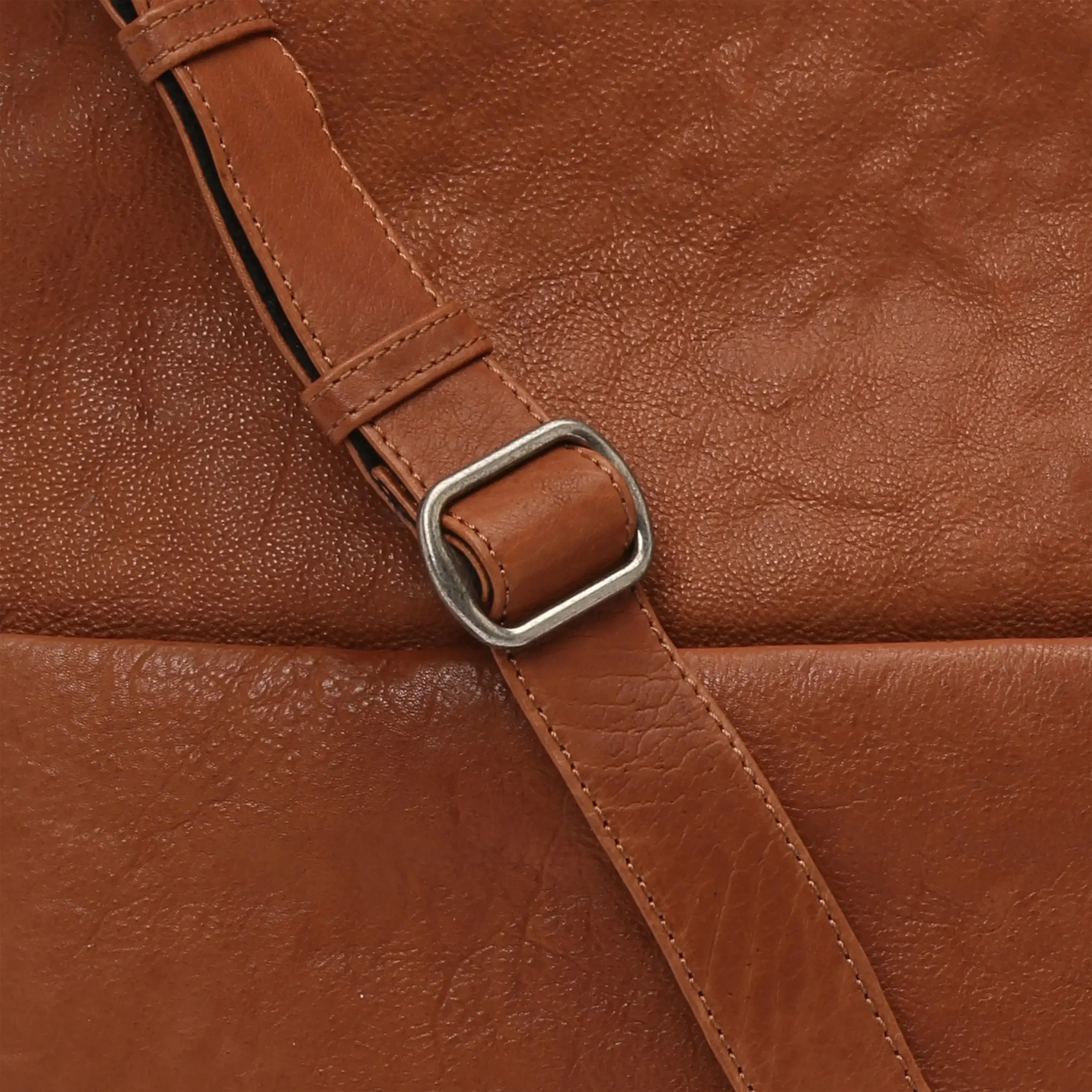 VOi-Design Dakota Barbara Umhängetasche 30 cm - Cognac