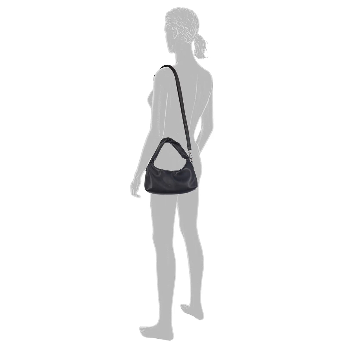 Tom Tailor Denim Elsa Schultertasche 27 cm - Dark Grey