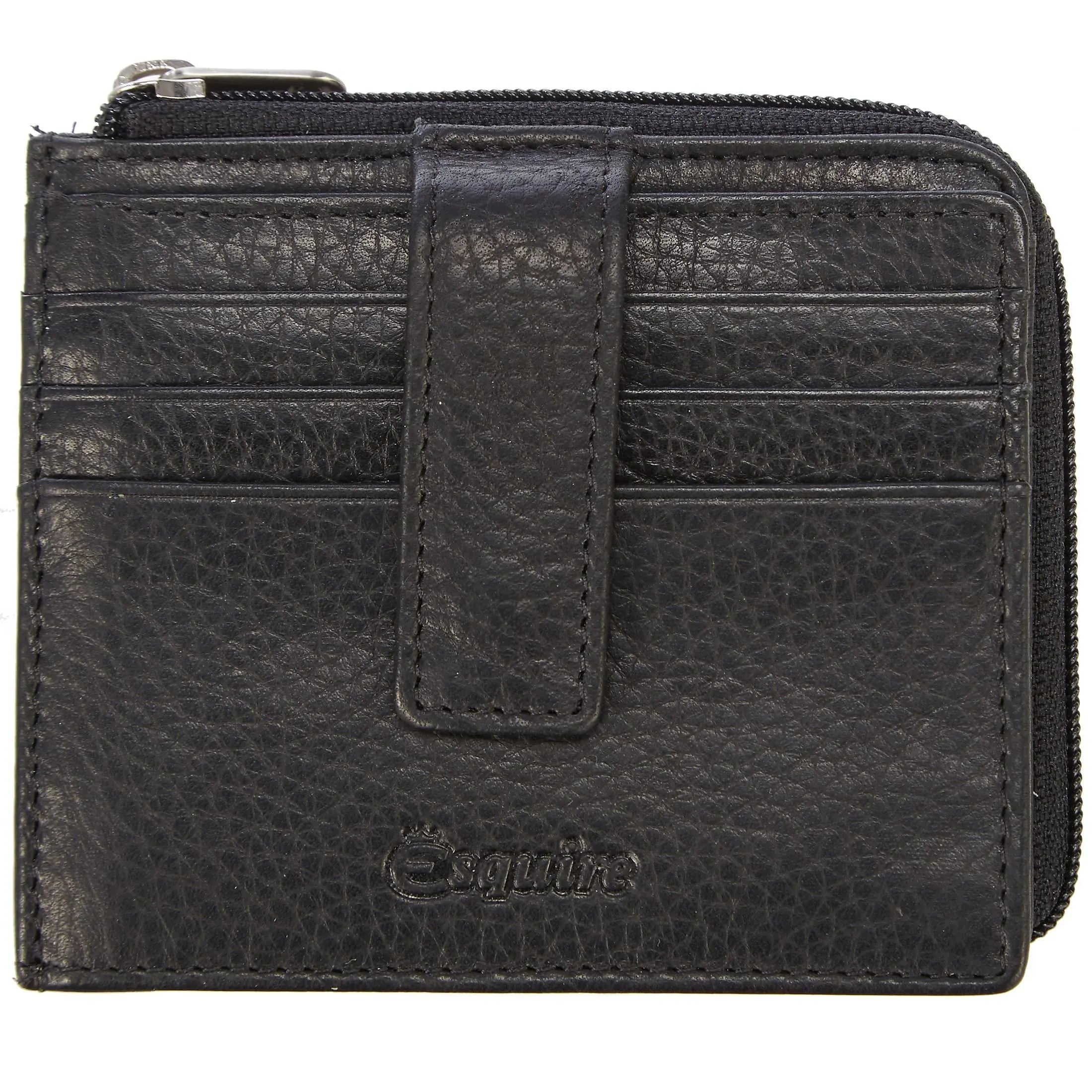 Esquire Oslo Texas Kreditkartenetui RFID 11 cm - schwarz