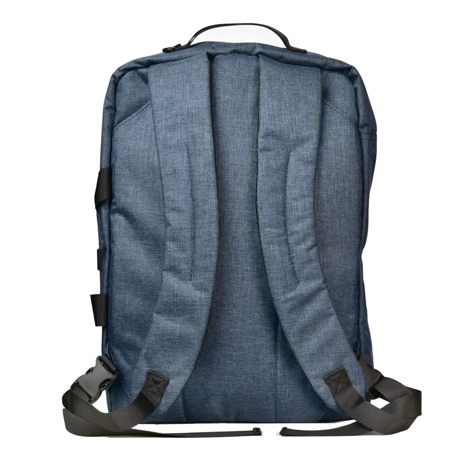 Dermata Businesstasche / Rucksack Canvas 46 cm - Schwarz