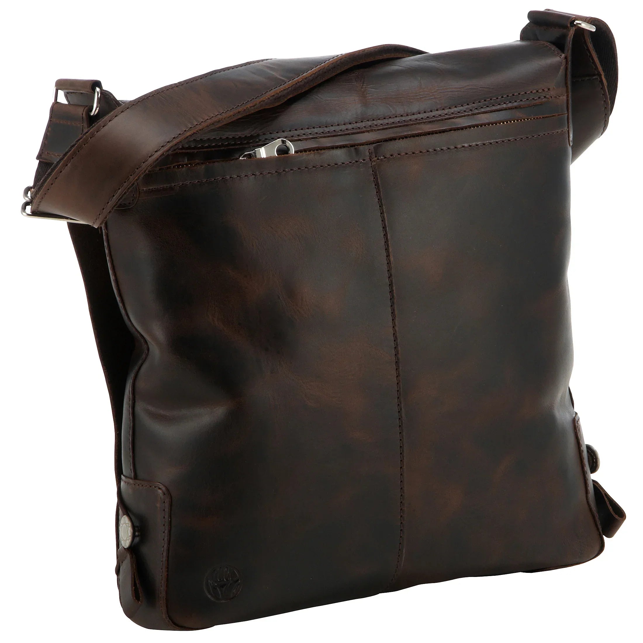 Harolds Jil Umhängetasche aus Leder 29 cm - schwarz