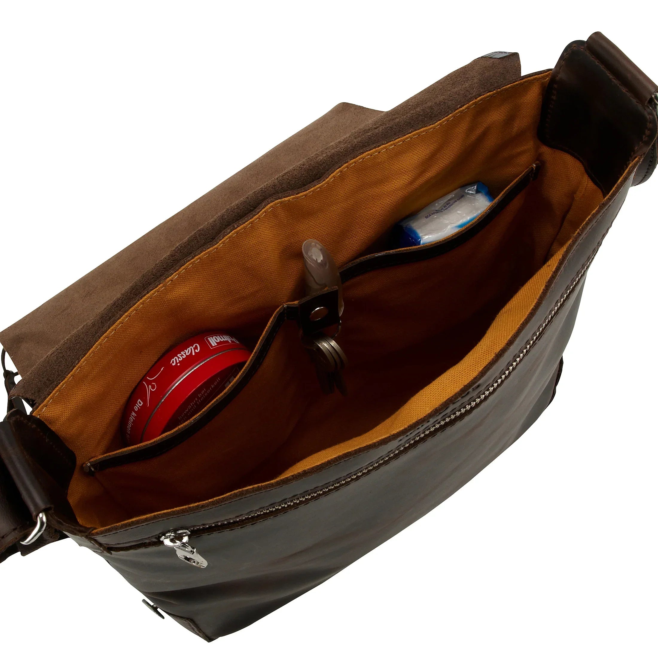 Harolds Jil Umhängetasche aus Leder 29 cm - schwarz