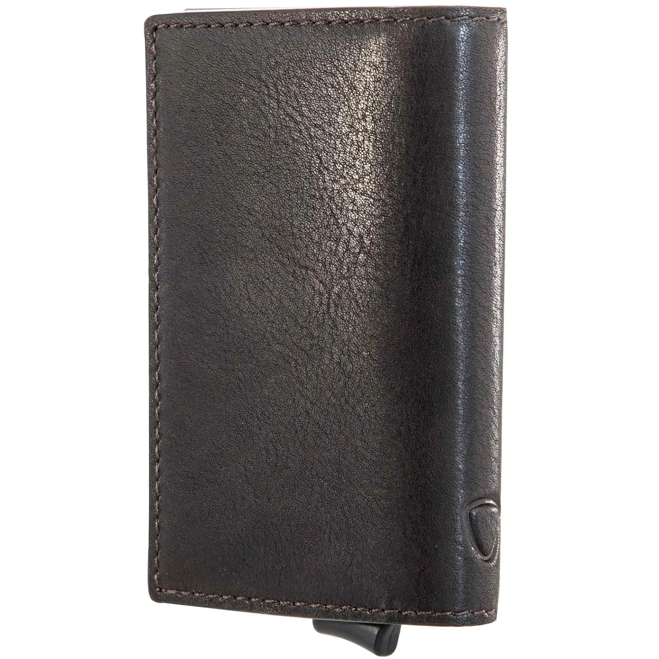 Strellson Norton C-One E-Cage SV8 Geldbörse 10 cm - Dark Brown