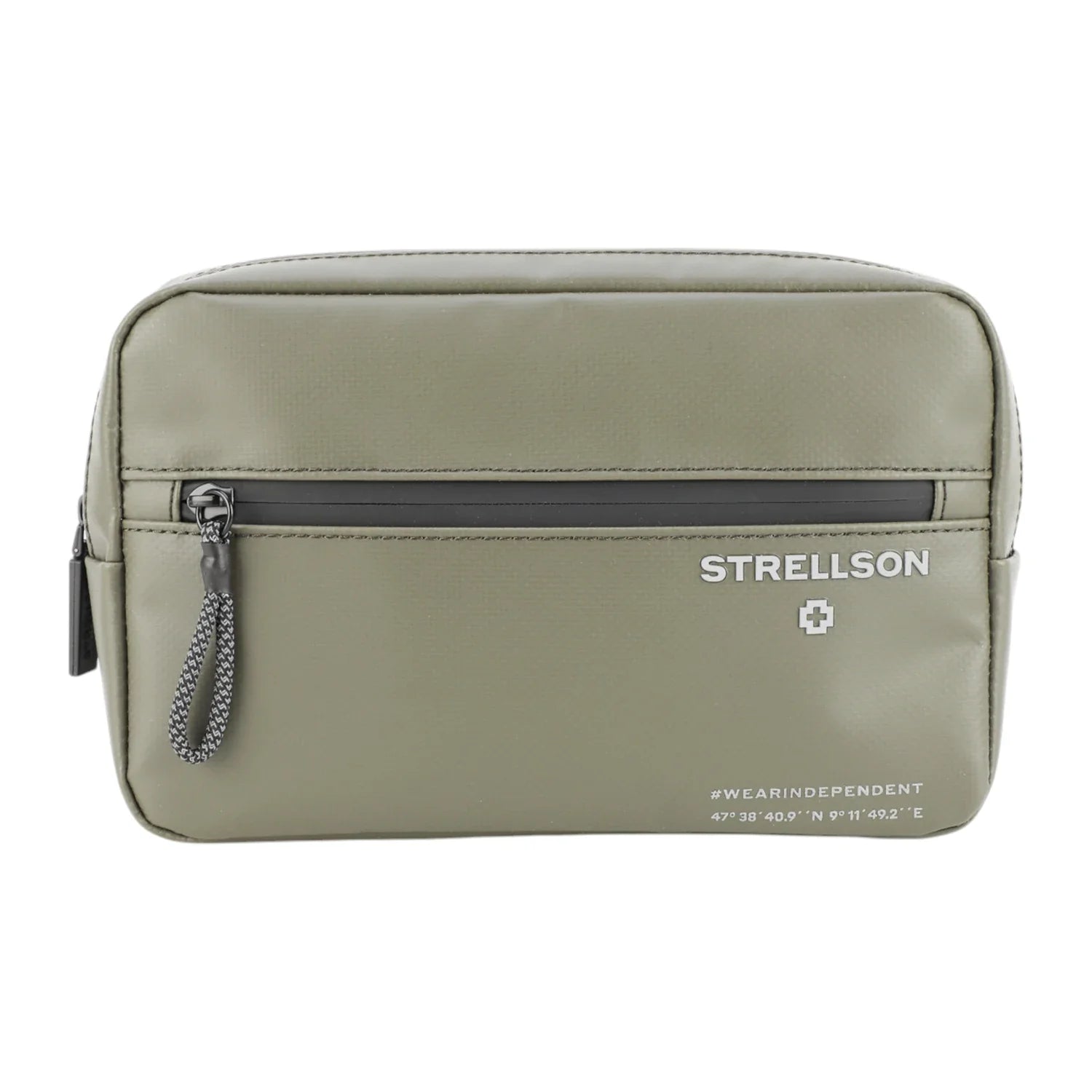 Strellson Stockwell 2.0 Hipbag in Khaki - Gürteltasche mit Reißverschlussfach an der Front