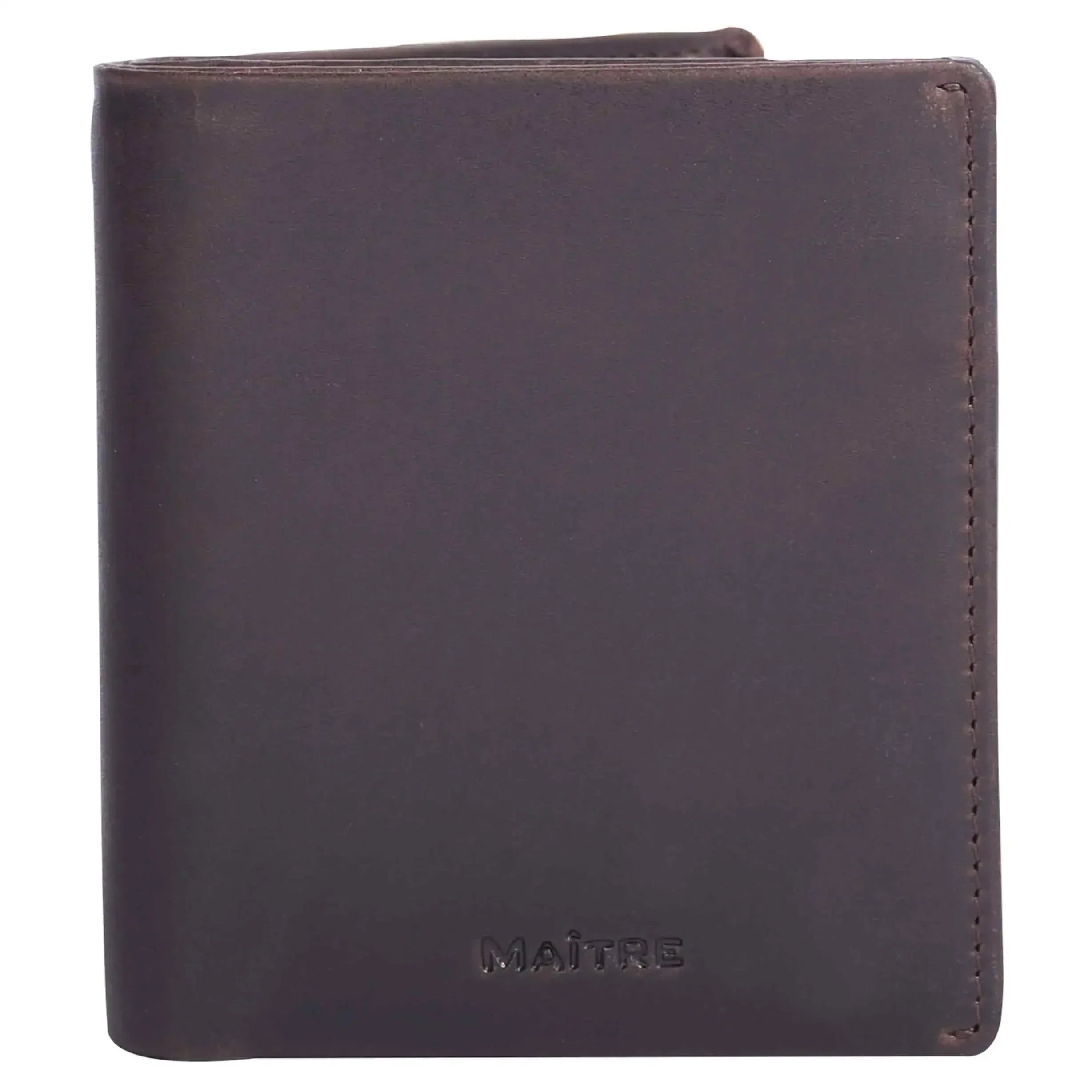 Maitre Birkheim Habert Billfold SV3 9 cm - Dark Brown