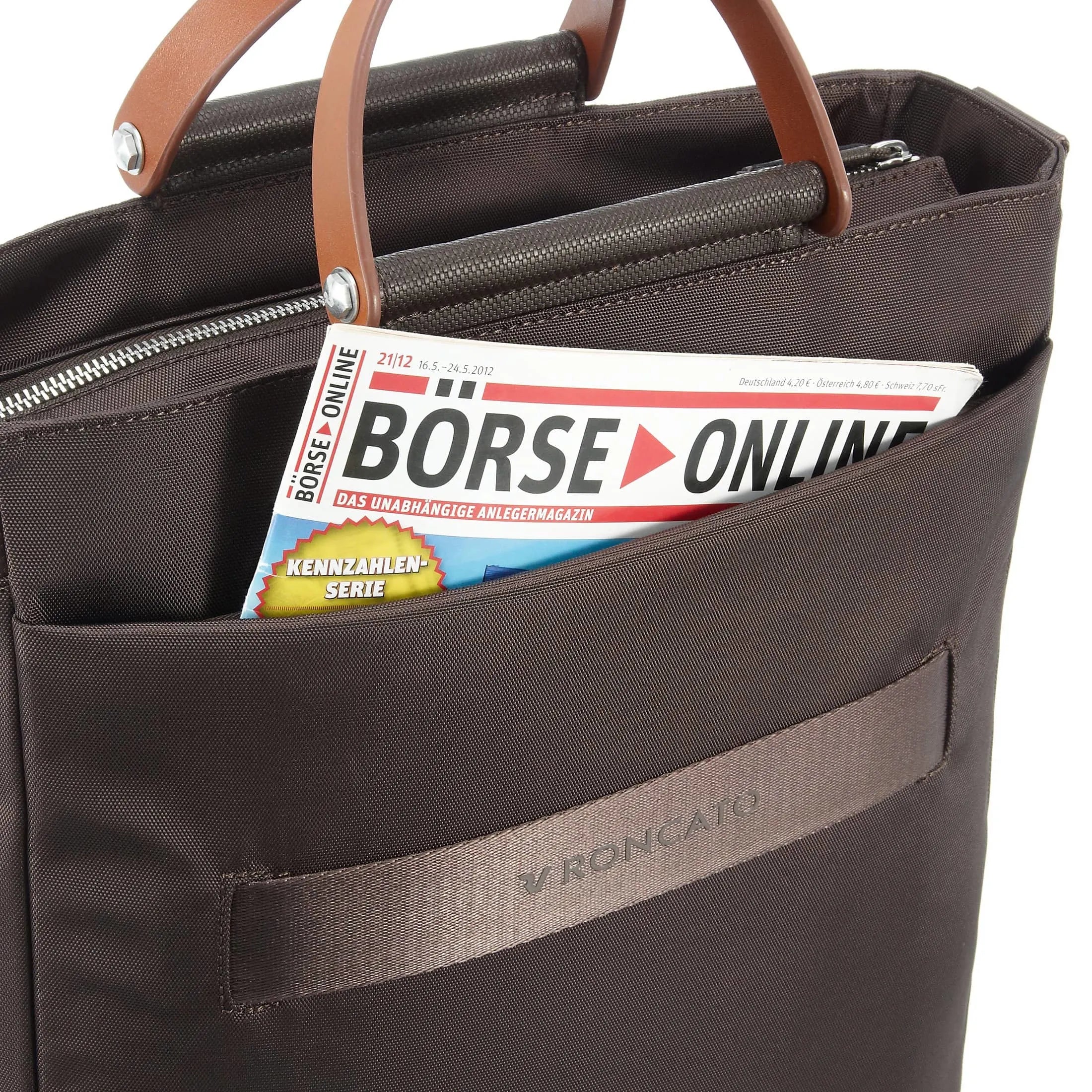 Roncato Wireless Shopper Umhängetasche 35 cm - antracite
