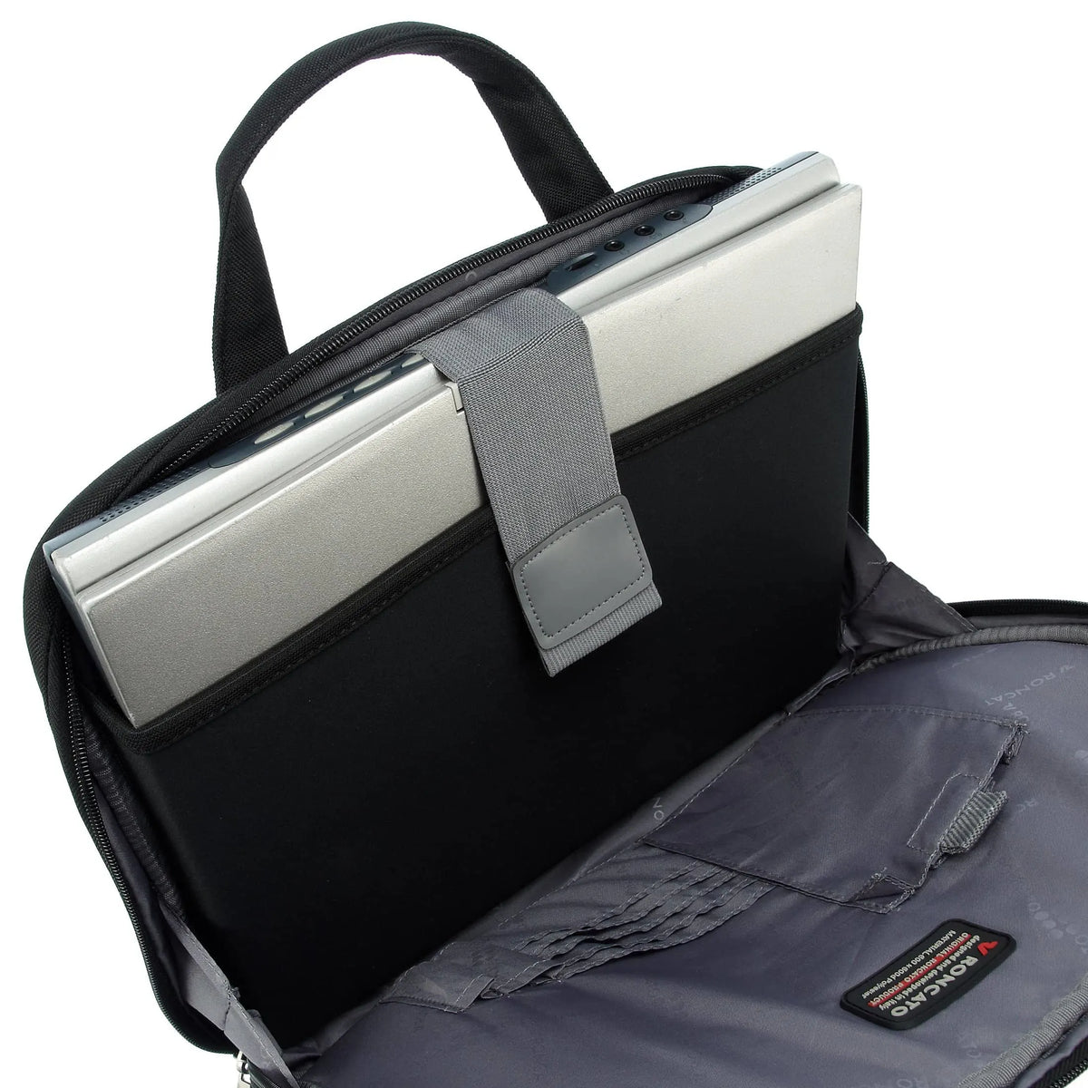 Roncato Smart Business Aktenmappe mit Laptopfach 35 cm - nero