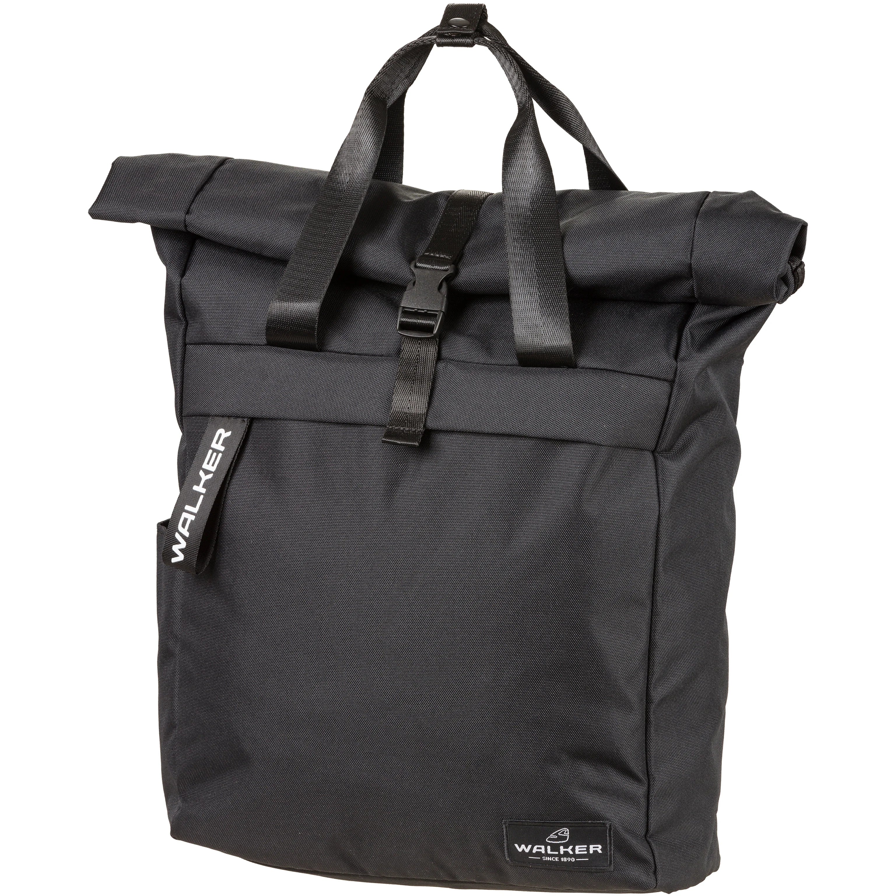 Walker Bags Roll Top Rucksack 38 cm - Black Melange