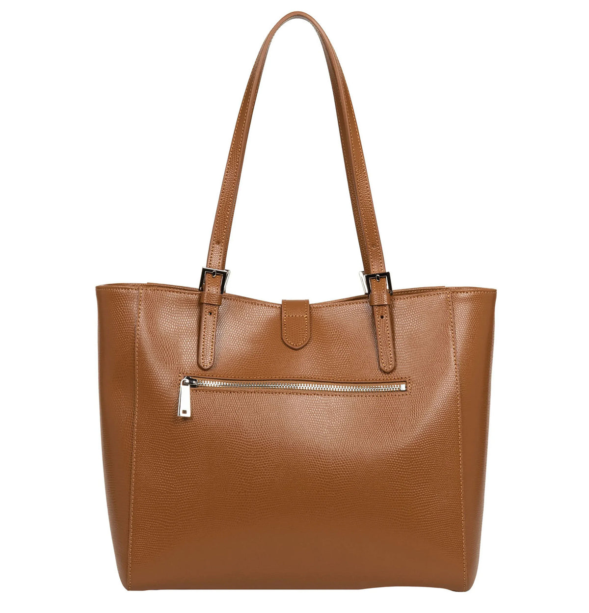 Lancaster Lucertola Shoulder Bag 30 cm - Noir