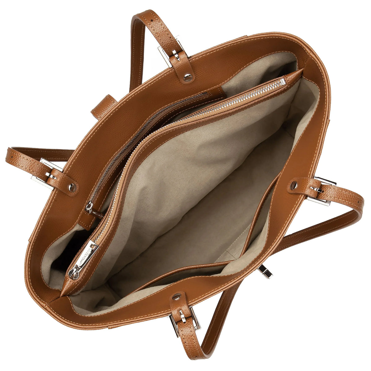 Lancaster Lucertola Shoulder Bag 30 cm - Noir