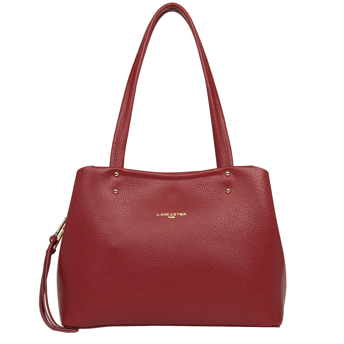 Lancaster Foulonne Double Handle Bag 30 cm - Carmin in Blush