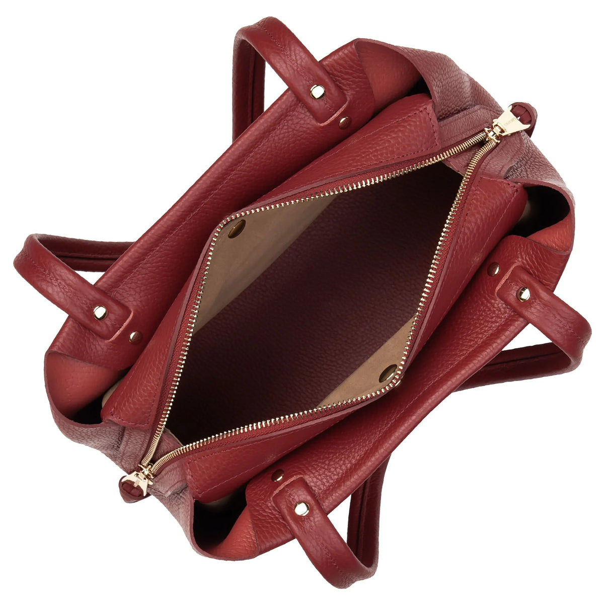 Lancaster Foulonne Double Handle Bag 30 cm - Carmin in Blush