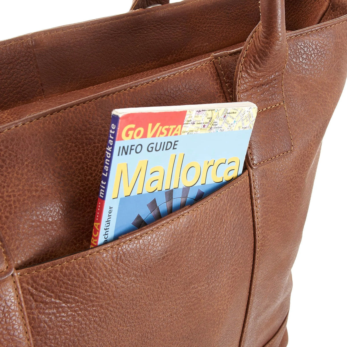 Plevier 470 Serie Aktentasche mit Laptopfach 41 cm - cognac