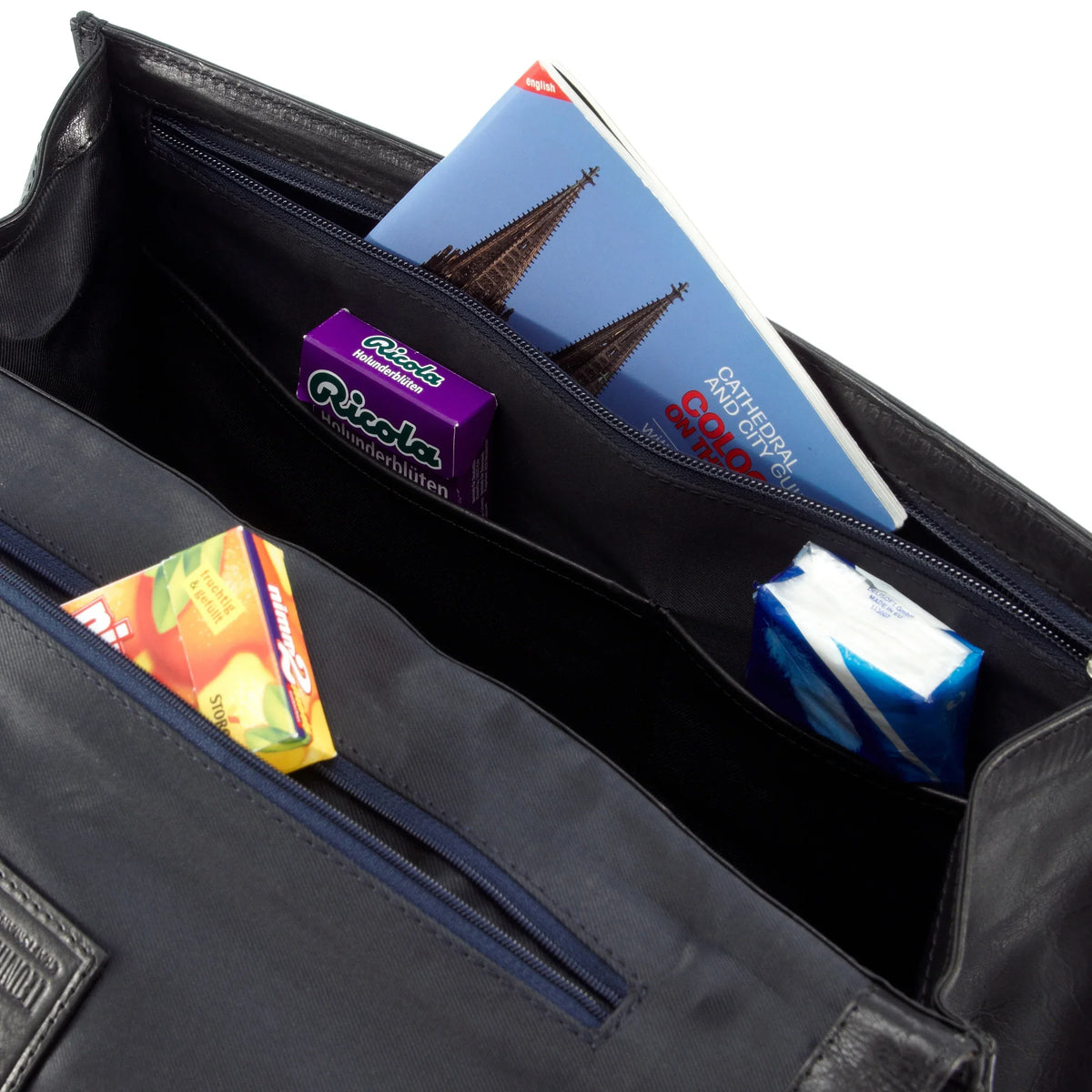 Leonhard Heyden Cambridge Aktenmappe mit Laptopfach 38 cm - schwarz