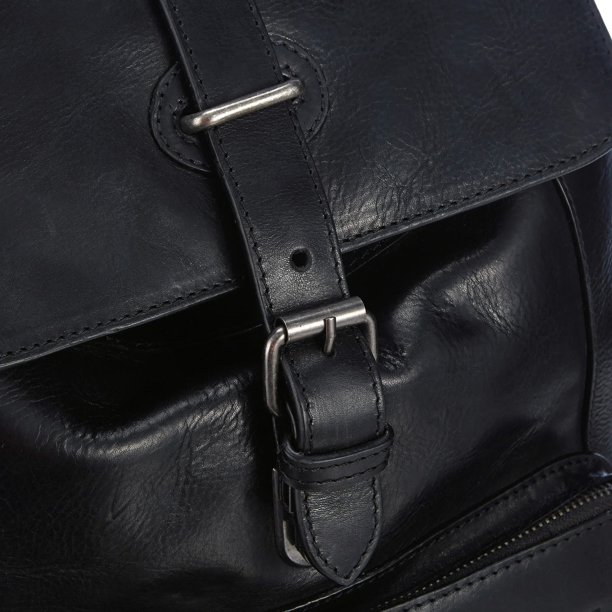 Leonhard Heyden Roma Rucksack mit Laptopfach 41 cm - Schwarz