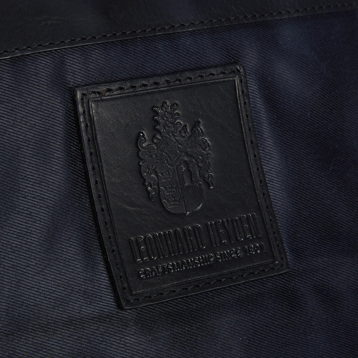 Leonhard Heyden Roma Rucksack mit Laptopfach 41 cm - Schwarz