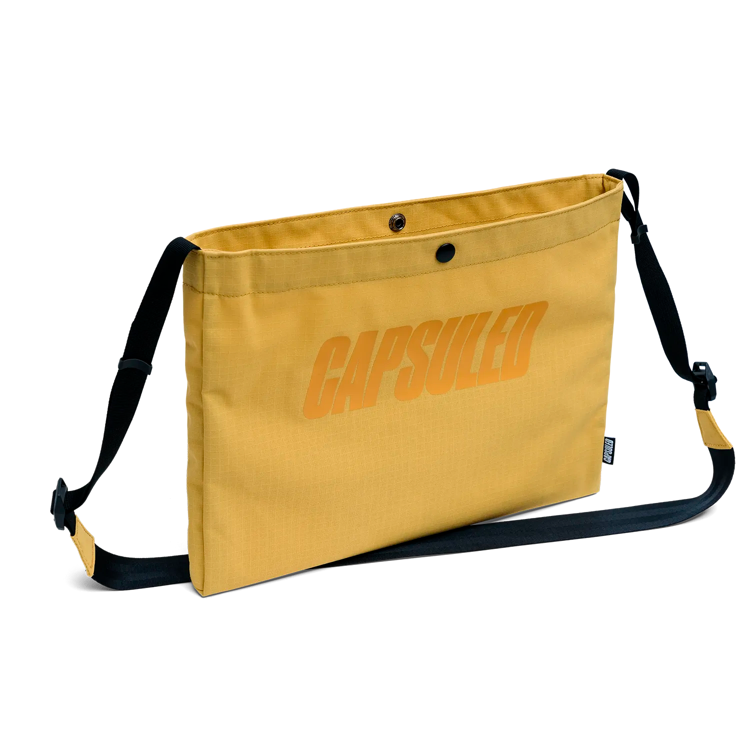 Capsuled Musette Umhängetasche 36 cm - Ochre