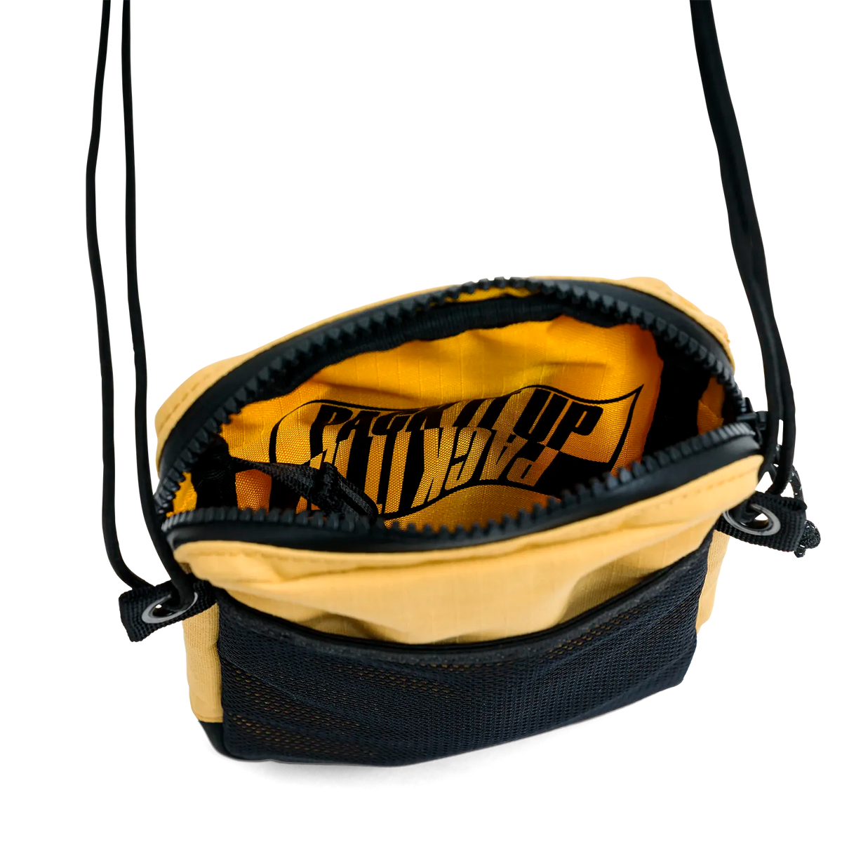 Capsuled Pouch Umhängetasche 20 cm - Ochre