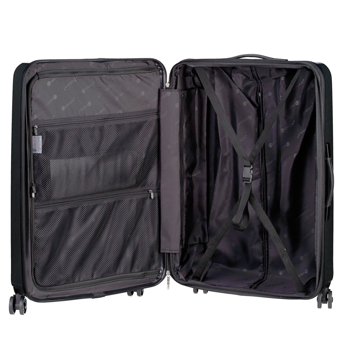 Check In London 2.0 4-Rollen-Trolley 75 cm - Carbon Schwarz, Innenansicht, Inneneinteilung
