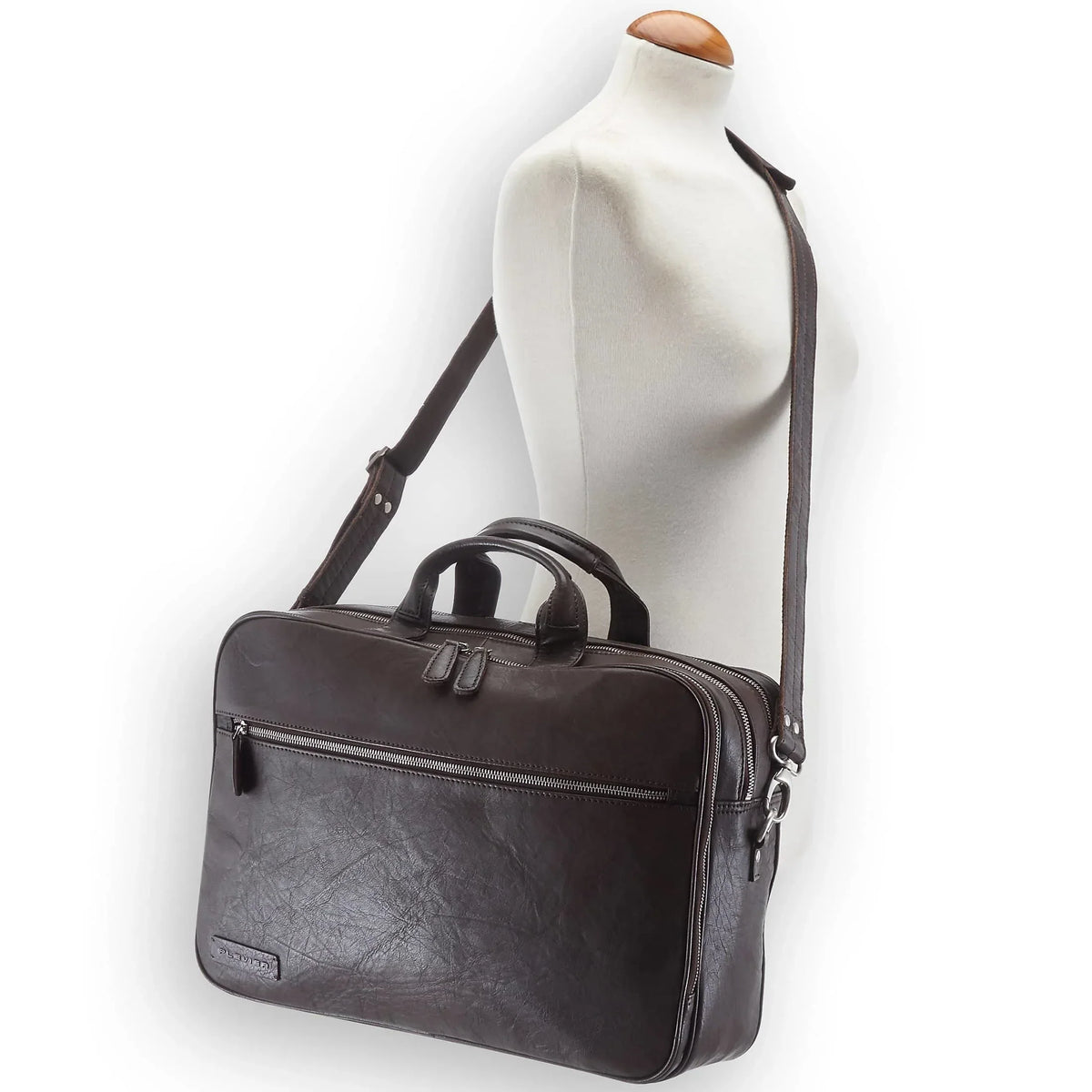 Plevier 600er Serie Aktentasche 39 cm - cognac