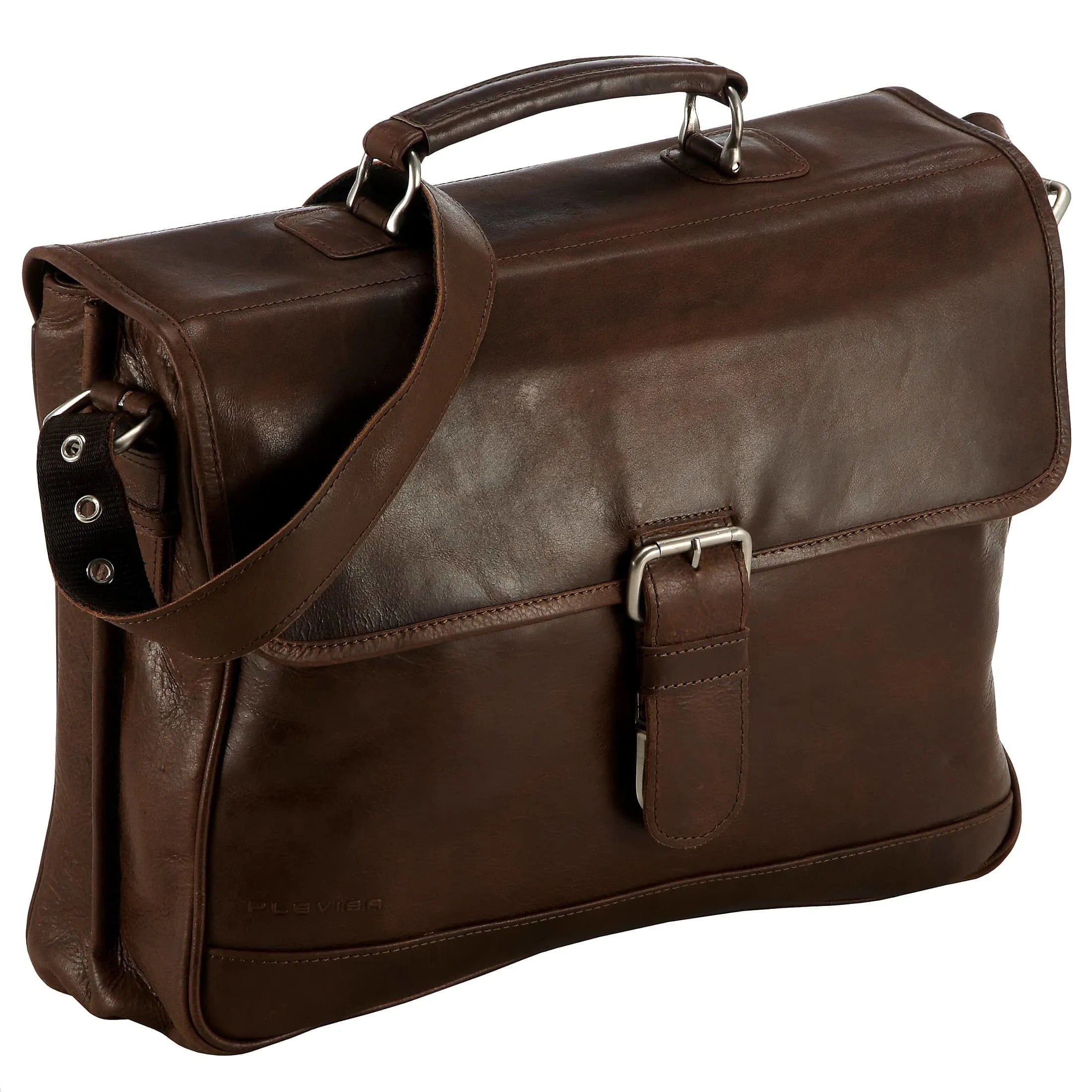 Plevier 700er Serie Business Aktentasche mit Laptopfach 39 cm - cognac