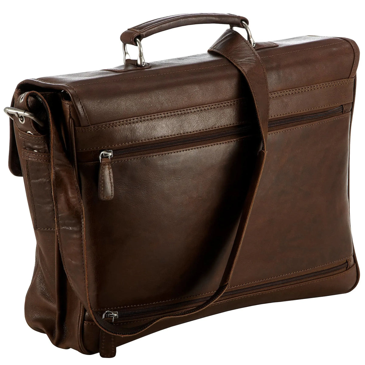 Plevier 700er Serie Business Aktentasche mit Laptopfach 39 cm - cognac