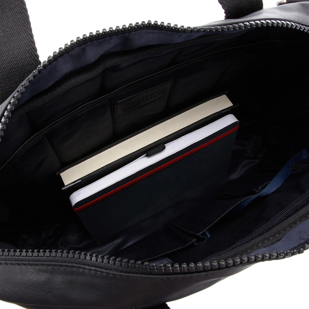 Leonhard Heyden Long Island Umhängetasche mit Laptopfach 40 cm - schwarz