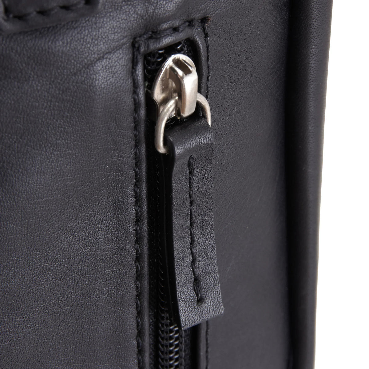 Leonhard Heyden Long Island Umhängetasche mit Laptopfach 40 cm - schwarz