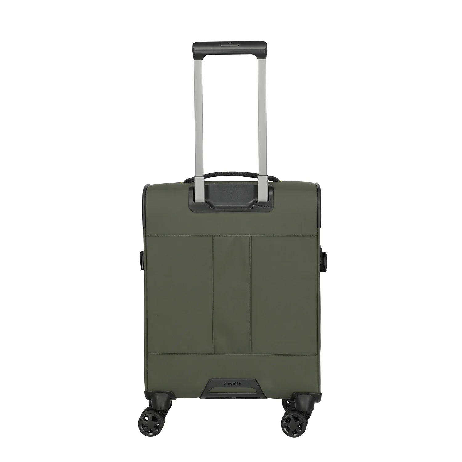 Travelite Briize 4-Rollen Trolley S 55 cm - Rückansicht mit 4 Leichtlaufrollen