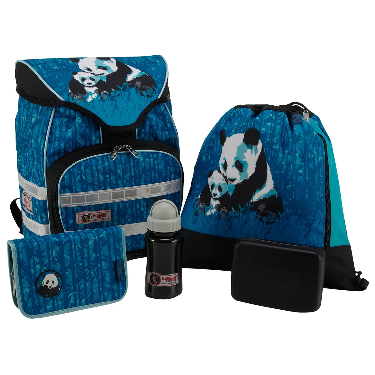 McNeill Schultaschen Sets Set ERGO Light Trekking 5tlg. - Merrily
