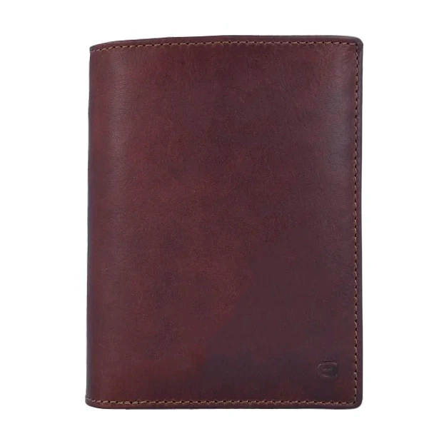 Esquire Dallas Hochformatbörse 12 cm - Braun