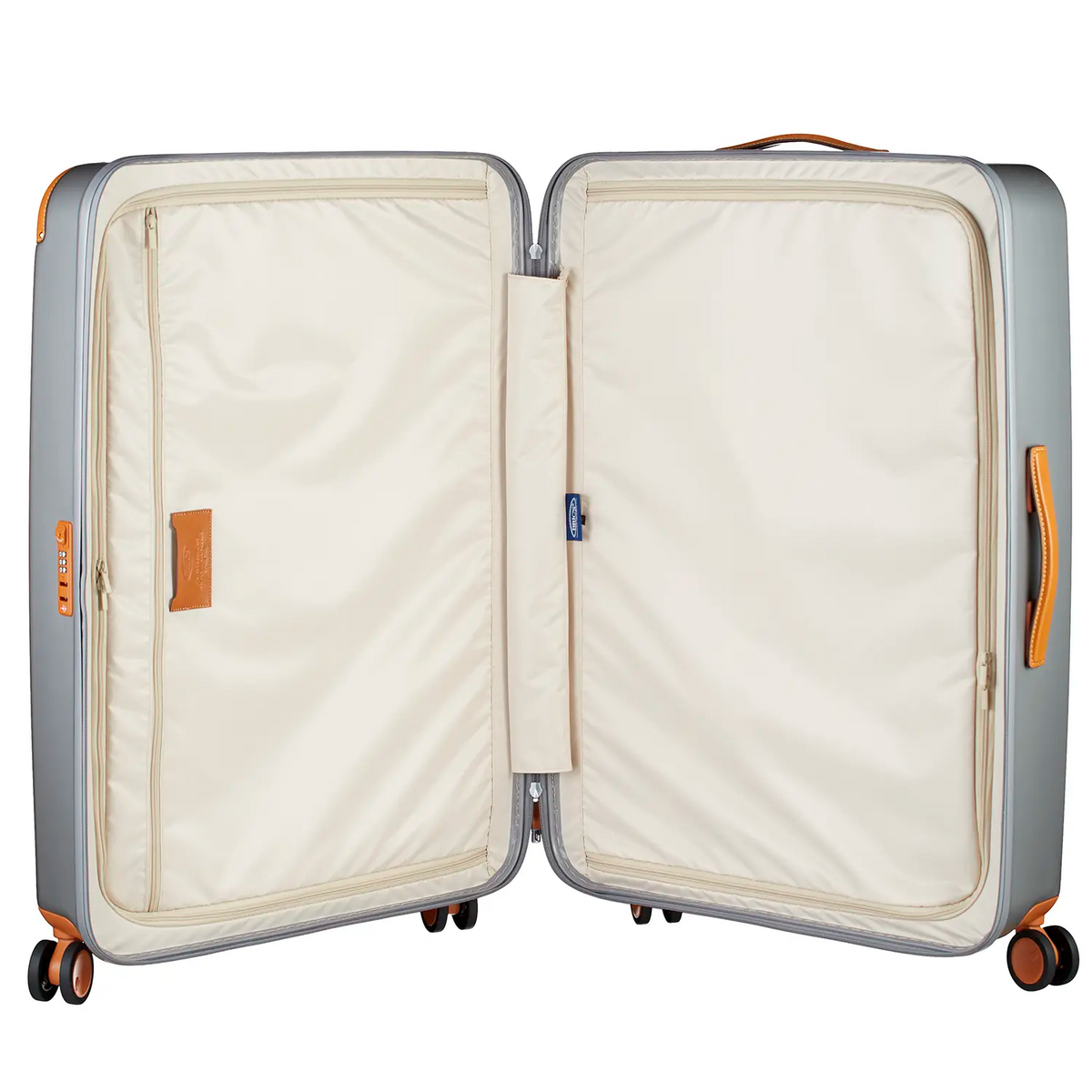 Brics Amalfi Trolley BAQ08355-006 Blue - Innenansicht mit Packfächern und Organisationssystem