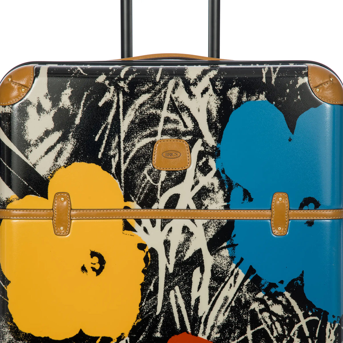 Brics Andy Warhol 4-Rollen Trolley 76 cm - Cream Coloured Flowers