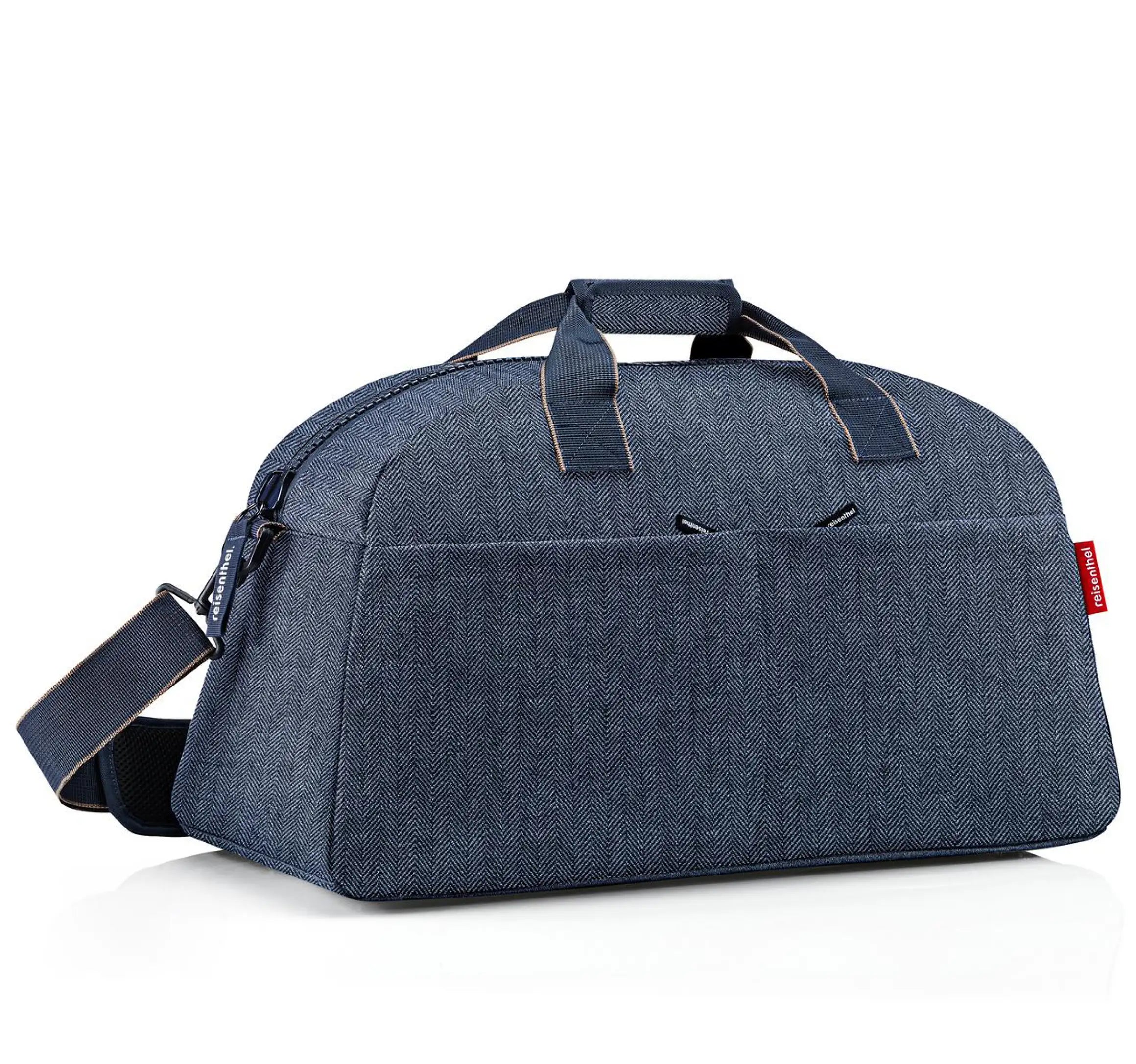 Reisenthel Travelling Canvas Overnighter 60 cm - Herringbone Dark Blue