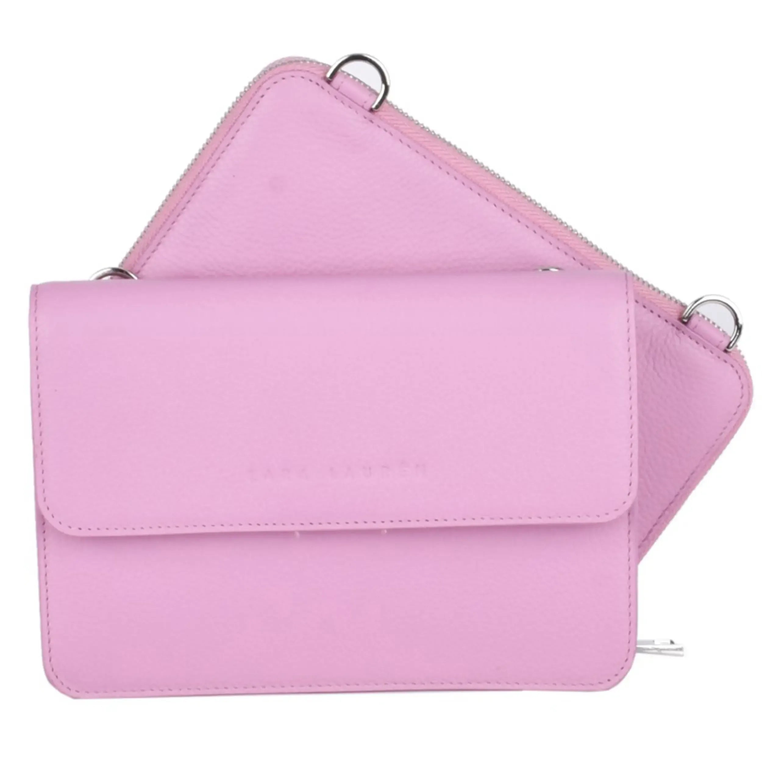 Lara Laurén City 2in1 Wallet Mobile Bag Chain 19 cm - malva