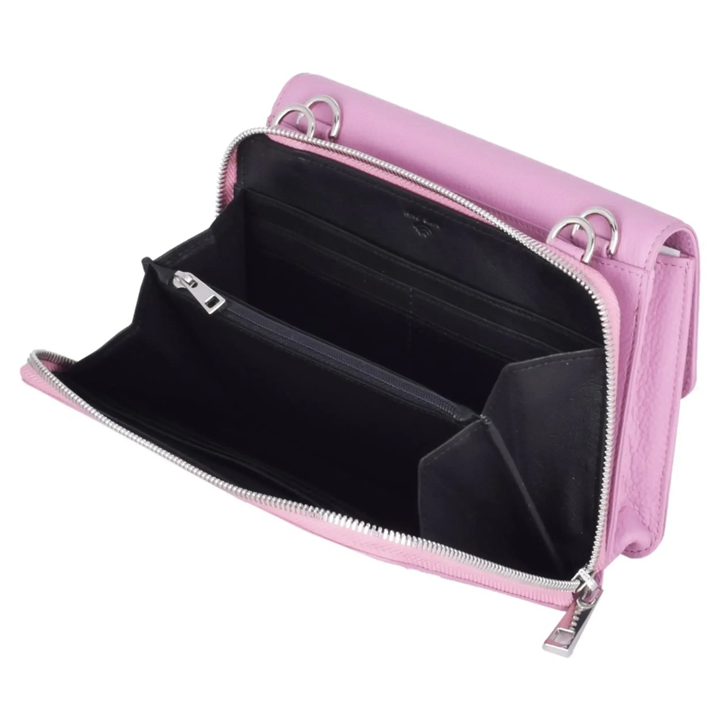 Lara Laurén City 2in1 Wallet Mobile Bag Chain 19 cm - malva