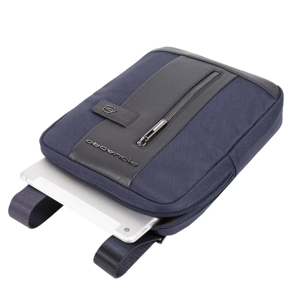 Piquadro Brief Umhängetasche 26 cm - Blue