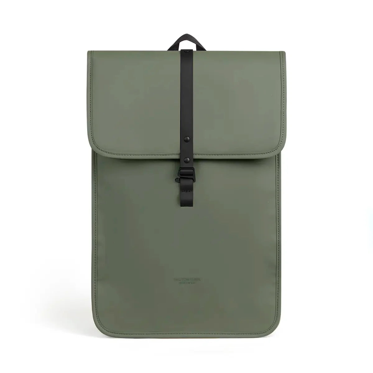 Gaston Luga Däsh Backpack 13 Zoll in Olive - Frontansicht des minimalistischen Rucksacks