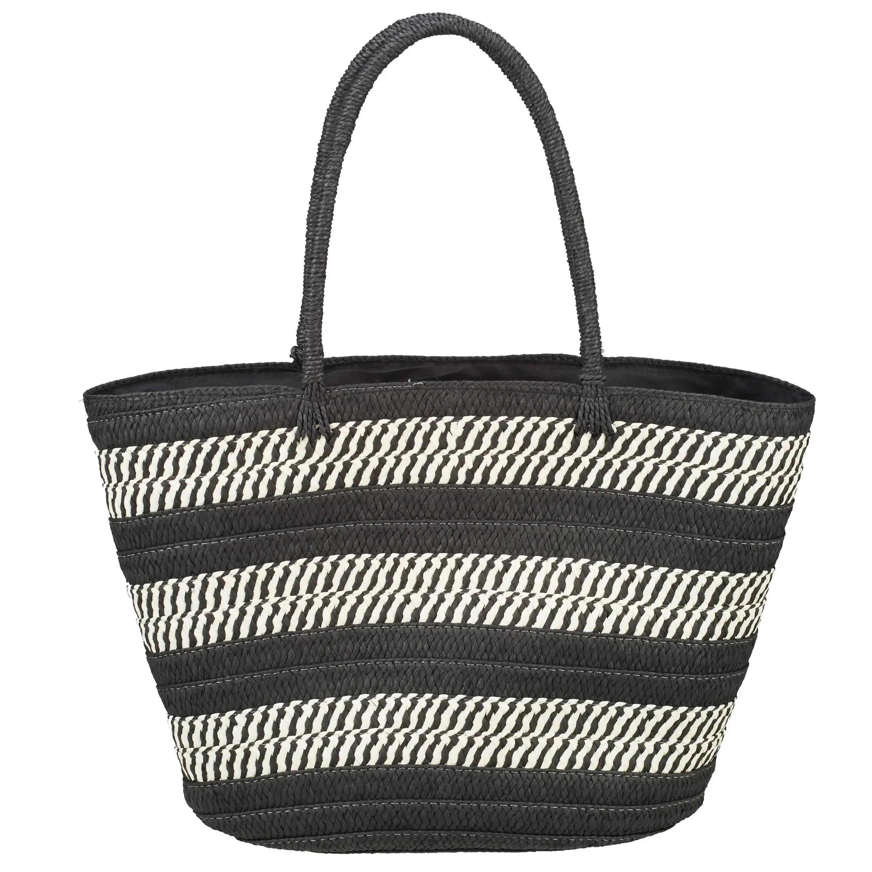 Prato Strandtasche 45 cm - schwarz