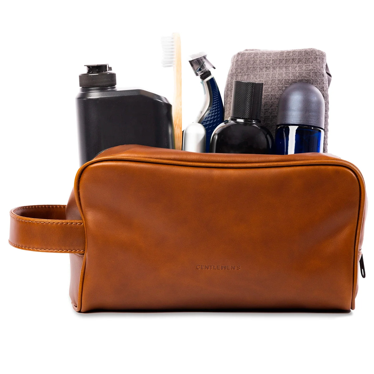 Gentlemen's Toiletry Bag Kulturbeutel 29 cm - Dark Brown