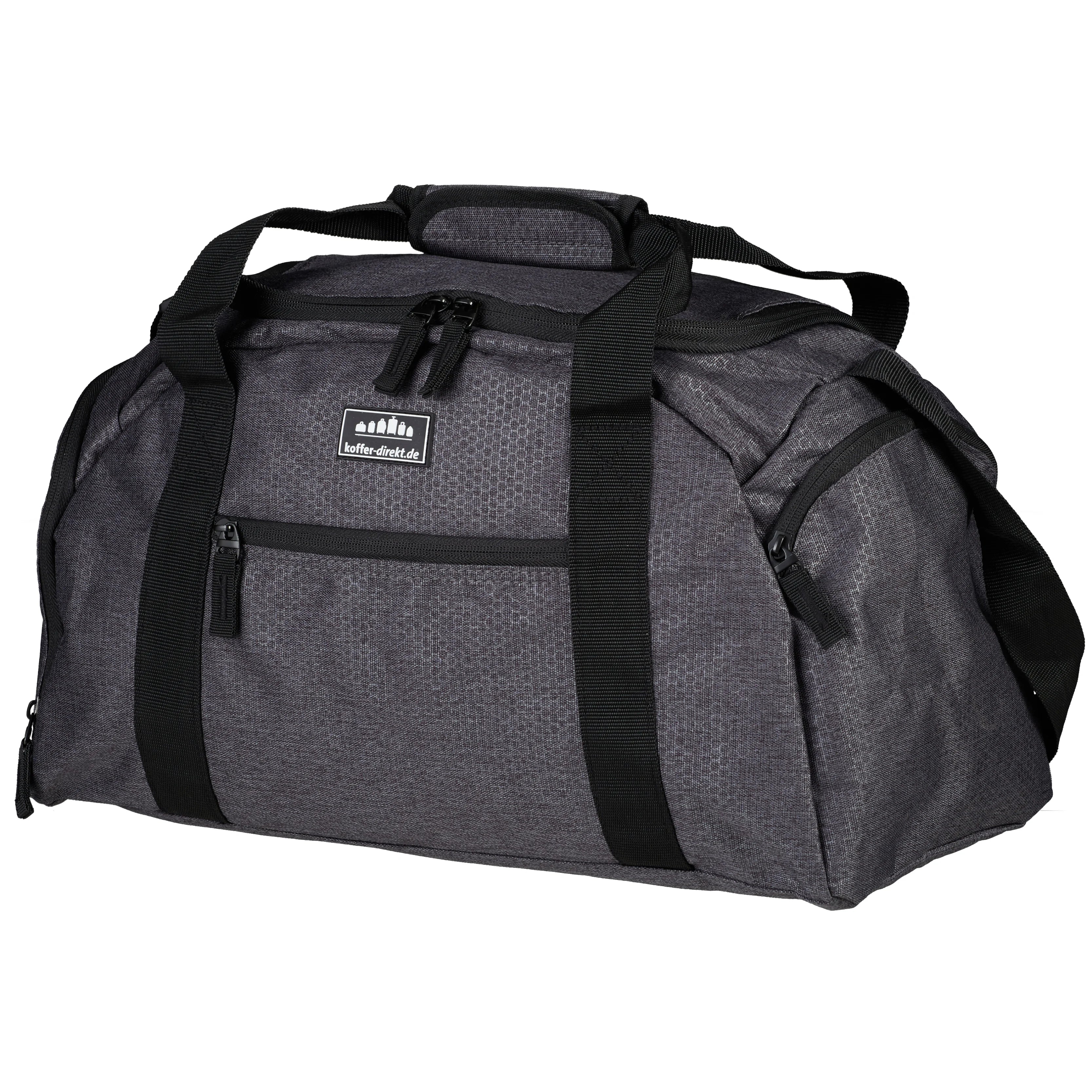 koffer-direkt.de Two Travel II Reisetasche 46 cm - grey bee